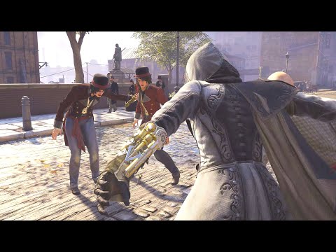 Assassin's Creed Syndicate - Evie Frye Brutal Combat & Templar Hunt Stealth Kills