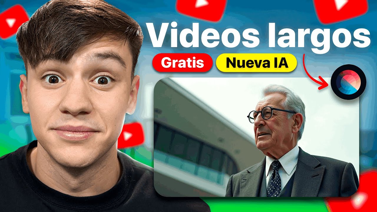 Esta Nueva IA GRATIS Crea VIDEOS LARGOS en Segundos