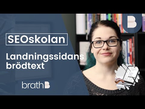SEOskolan del 6: Landningssidans brödtext