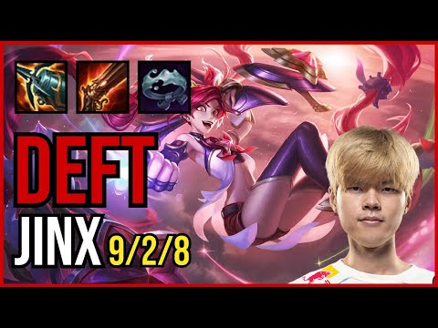 DEFT - JINX vs KAI'SA ADC - KR Grandmaster - Patch 11.4