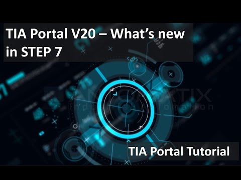 Siemens TIA Portal Tutorial -- What's New in TIA Portal V20