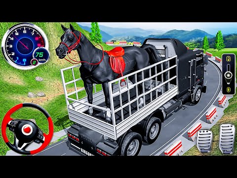 Animal Transport Truck Driving - Real Farm Pet Zoo Transporter Drive Simulator 3D - Android GamePlay
