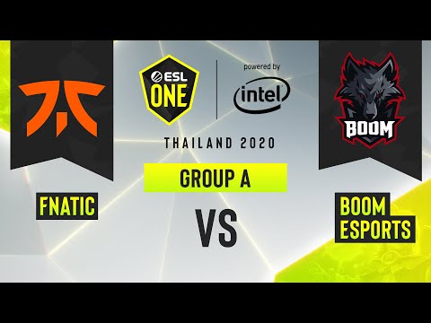 Dota2 - BOOM Esports vs. Fnatic - Game 3 - ESL One Thailand 2020 - Group A - Asia