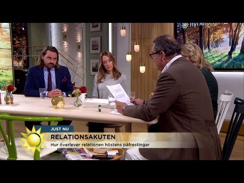 Svackor i höstmörkret - hur överlever relationen? - Nyhetsmorgon (TV4)