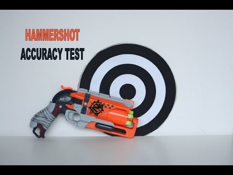 NERF HAMMERSHOT Firing/Accuracy Test