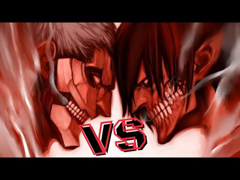 Eren vs Reiner, Porco and Pieck  - Attack on Titan Season 4 : Part 2 - Ep. 1