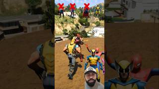 Wolverine salvou o homem aranha #shorts #spiderman #gta