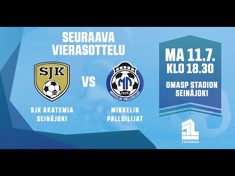 Ennakko: 11.7.2022 Ykkönen: SJK Akatemia-MP
