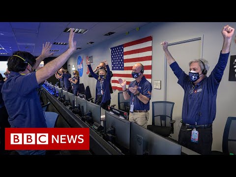 火星車。Nasa Perseverance號火星車著陸 - BBC News (Mars rover: Nasa Perseverance's rover touches down - BBC News)