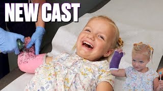 TODDLER WITH BROKEN ARM GETS HER CAST OFF | CAST REMOVED FROM ARM WITH TWO BROKEN BONES