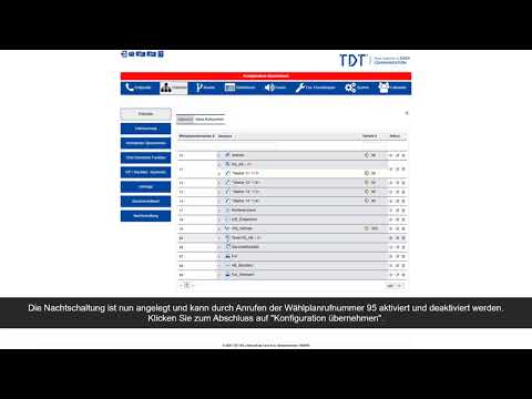 TDT-Howto: Nachtschaltung anlegen