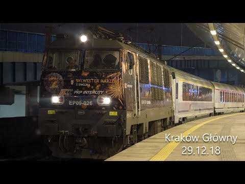 EP09-001, EP09-046, EP09-026 i EU07-216 w sylwestrowym malowaniu | RP1 | Kraków Główny 29.12.18