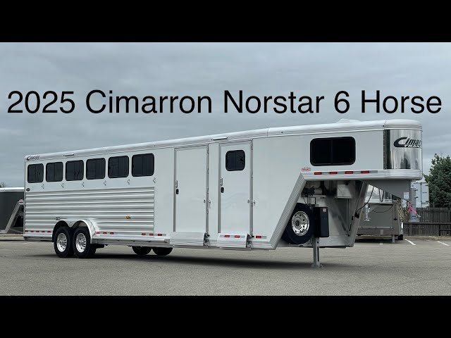 Preview image of 2025 Cimarron Norstar 6 Horse Gooseneck With Air Ride youtube video