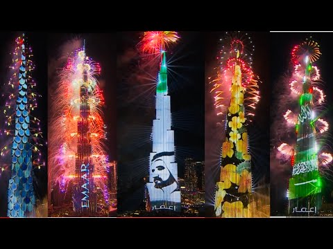 New Year’s 2021 At The Iconic Burj Khalifa | Downtown Dubai NYE 2021 Fireworks Display