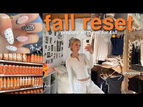 FALL RESET VLOG 🍂 shopping, baking, cleaning, & more