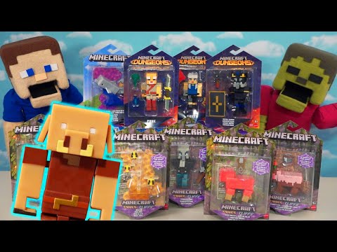 LEGO Minecraft PIGLIN ATTACK! Caves & Cliffs, Dungeons Huge Playset Mattel Unboxing 2021