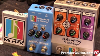 Video thumbnail for NAMM '17 - Mu-FX Micro-Tron III and Phasor 2X Demos by Premier Guitar
