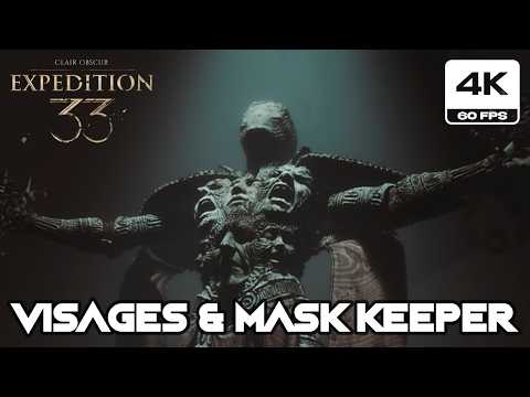 Clair Obscur: Expedition 33 - Visages & Mask Keeper Boss Fight (4K 60FPS Epic Settings)