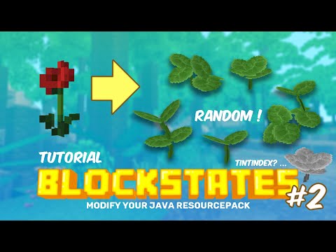ArtsByKev - Random Plants & Foliage 3D Models in Minecraft - Blockstate Tutorial #2 - How to code .json files
