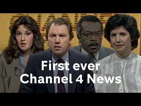 Channel 4 News’ first ever transmission from 1982