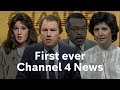 Channel 4 News’ first ever transmission from 1982