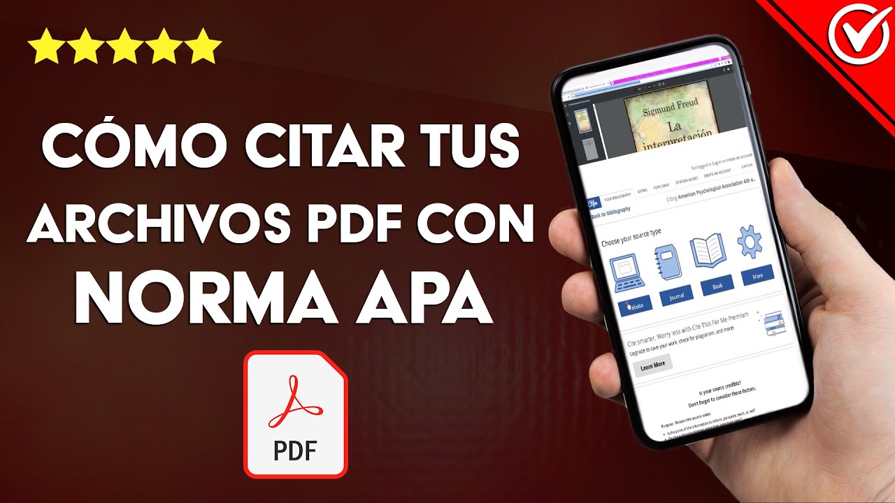 ¿Cómo citar tus archivos PDF con norma APA - Elaboración de bibliografía