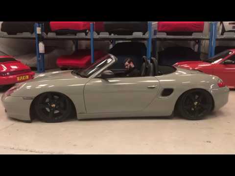 Porsche 986 Boxster - air ride - fitted with Air Dynamiks and Air lift management