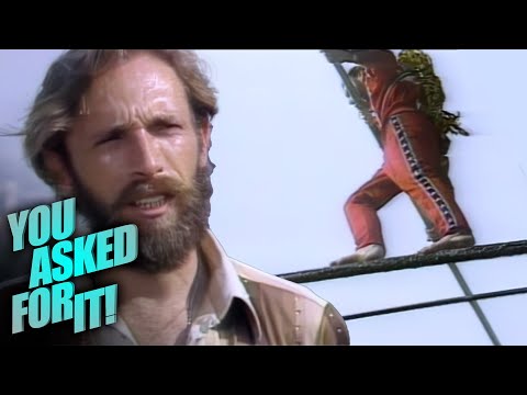 Skywalking Daredevil Steve McPeak's Record-Breaking Highwire Acts | You Asked For It