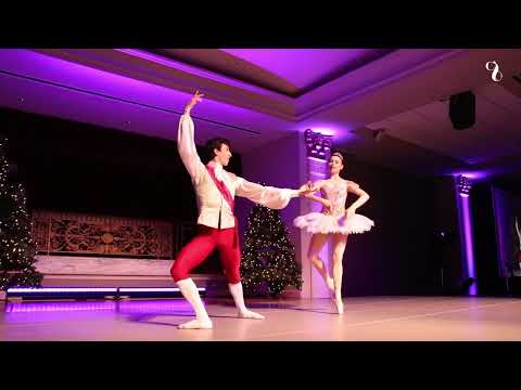 Sam Epstein and Isabelle Morgan as Sugar Plum Fairy and her Cavalier
