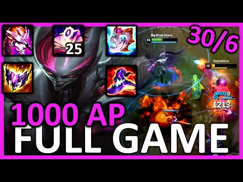 1000 AP Shaco goes crazy - S13 OTP SHACO FULL GAME