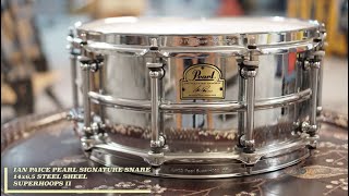 Video thumbnail for Ian Paice Signature Pearl Snare - Soundcheck by JDP Drums