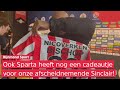 Ook Sparta laat het vertrek van Sinclair Bischop niet onopgemerkt voorbij gaan!