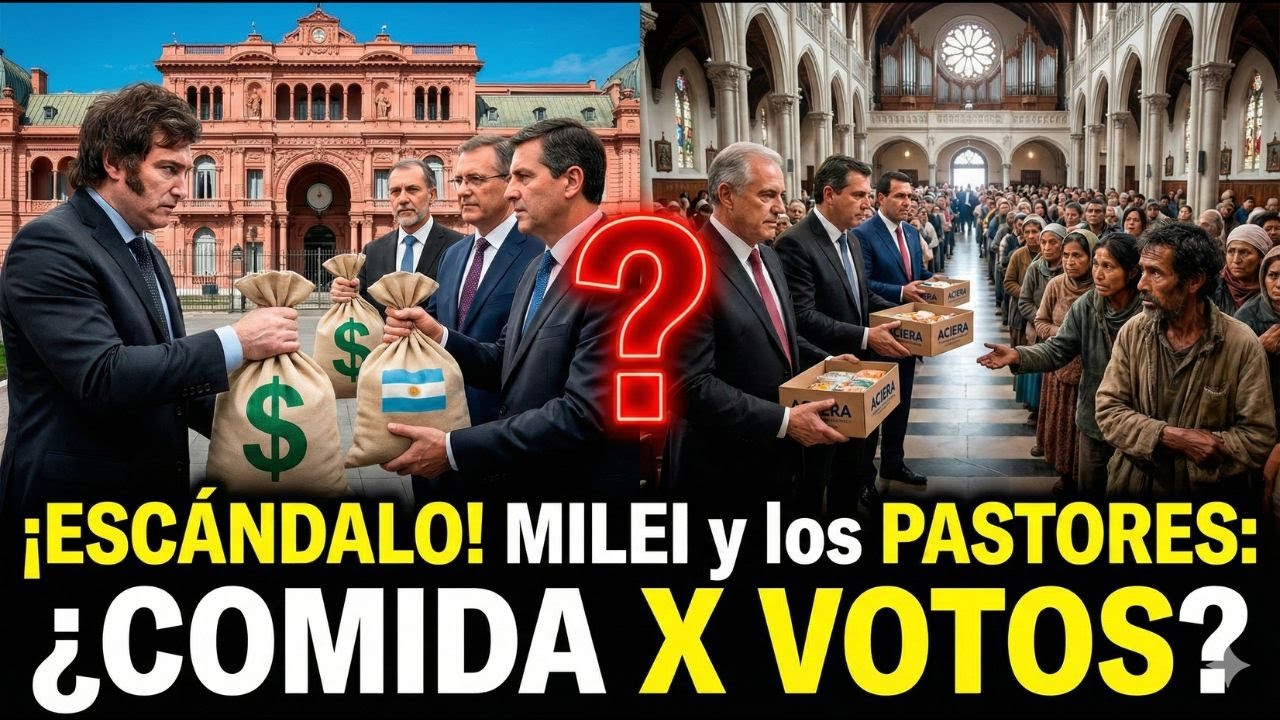 ¿COMIDA POR VOTOS? La oscura trama de ACIERA y el GOBIERNO revelada 👁️