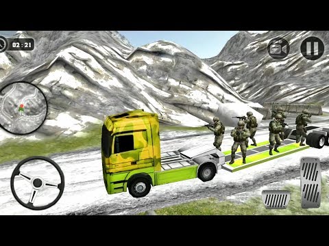 Offroad Army Cargo Driving Mission - Truck, Pickup & Tank Driving - Gameplay Android