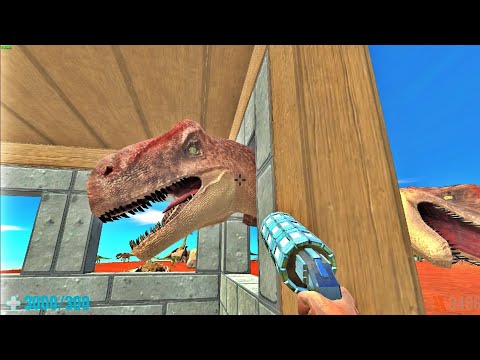 Hunting Aliens Dinosaurs on Mars! Fps Perspective - Animal Revolt Battle Simulator