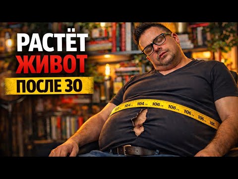 Почему после 30 начинает расти живот