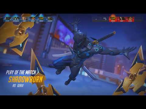 Best Genji Players in the World Shadder2k, Shadowburn, Seagull   Overwatch Montage