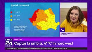 România, sub un val intens de căldură. Cod roșu de temperaturi extreme