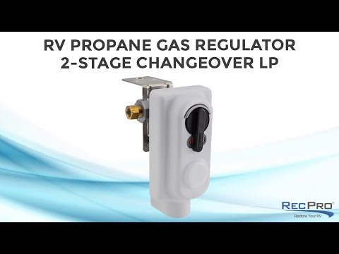 RV Propane Gas Regulator 2-Stage Changeover LP