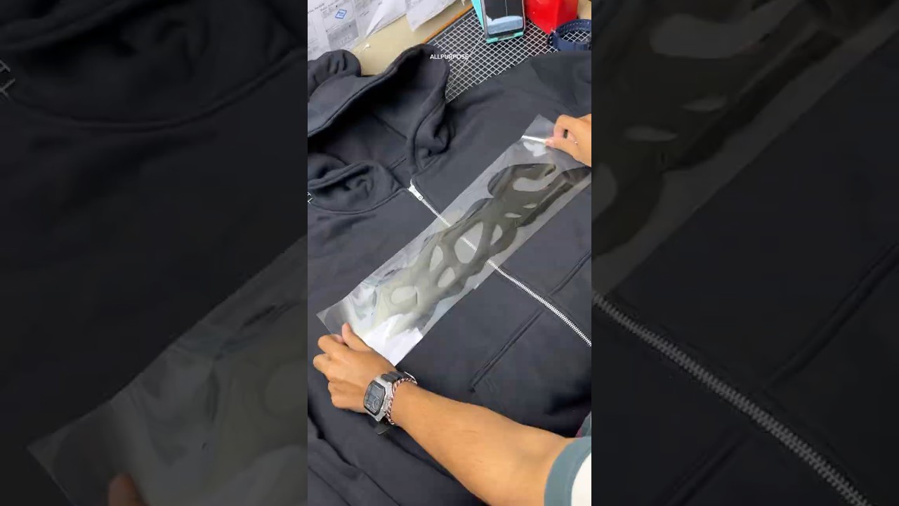 #shorts custom Hoodie Zipper + Sablon PUFF Printing😮‍💨🔥