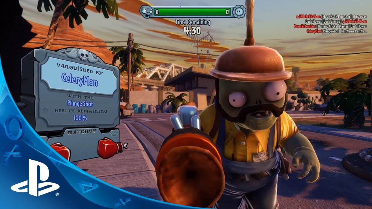 Plants vs. Zombies - Garden Warfare (PS3, Xbox 360, PS4, Xbox One