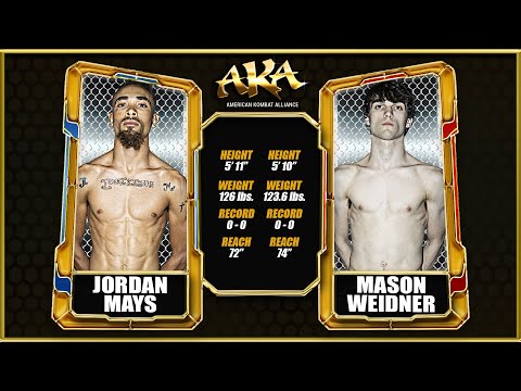 AKA 19 Fight 1 Jordan Mays vs Mason Weidner
