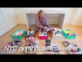 cleaning + organizing my NYC makeup room *satisfying* | PENTHOUSE GLOW UP ep.3