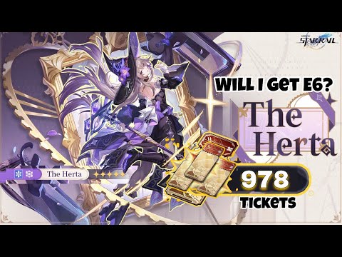 Hsr | 978 Tickets The Herta New Character Pull Will I Get E6 All? Honkai Star Rail 3.0