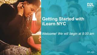 Getting Started with iLearnNYC