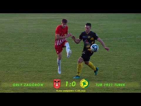Orły Zagórów- Tur 1921 Turek 1:0, klasa okręgowa gr 6, 11.08.2023