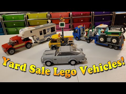 Yard Sale Lego Vehicles!