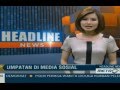 HEADLINE NEWS Metro TV Mahasiswa UGM Umpatan Di Media Sosial