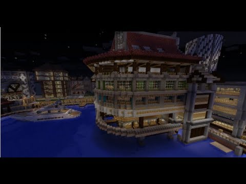 PwegoGaming - Minecraft Creations : Commerce Building / Train Station