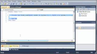 Visual Basic Tutorial - 36 - Introduction To Windows Forms